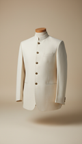 Ivory Tailored Bandhgala Blazer
